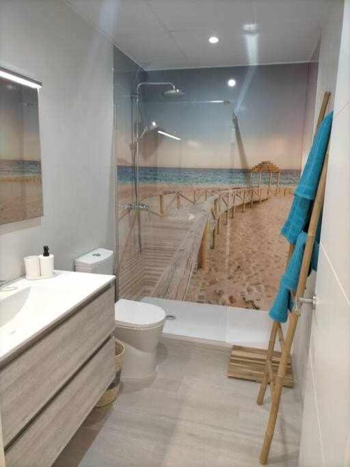 Acogedor apartamento en la playa de Cádiz Exterior foto